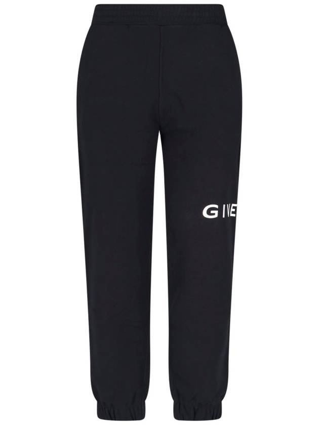 cotton track pants black - GIVENCHY - BALAAN 2