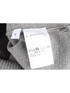 Diagonal armband Milano stitch knit gray 5 - THOM BROWNE - BALAAN 9