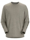 Men's Cormac Logo Long Sleeve T-Shirt Grey - ARC'TERYX - BALAAN 1