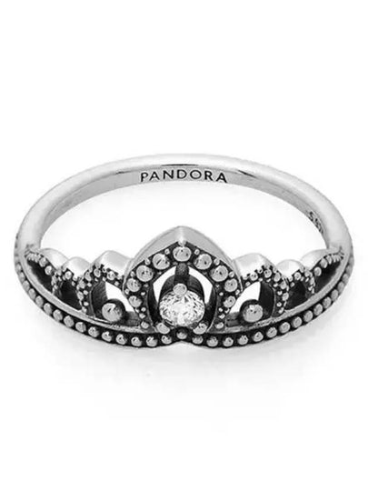 Regal Beaded Tiara Ring Silver - PANDORA - BALAAN 2