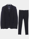 Light Stretch Wool Suit Navy - PRADA - BALAAN 4