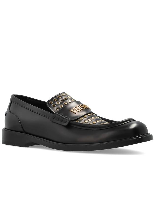 Versace Leather Shoes Type Loafers, Men's, Black - VERSACE - BALAAN 4