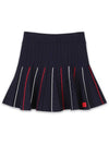 golfwear three-color pleated knit skirt navy - ONOFF - BALAAN 5