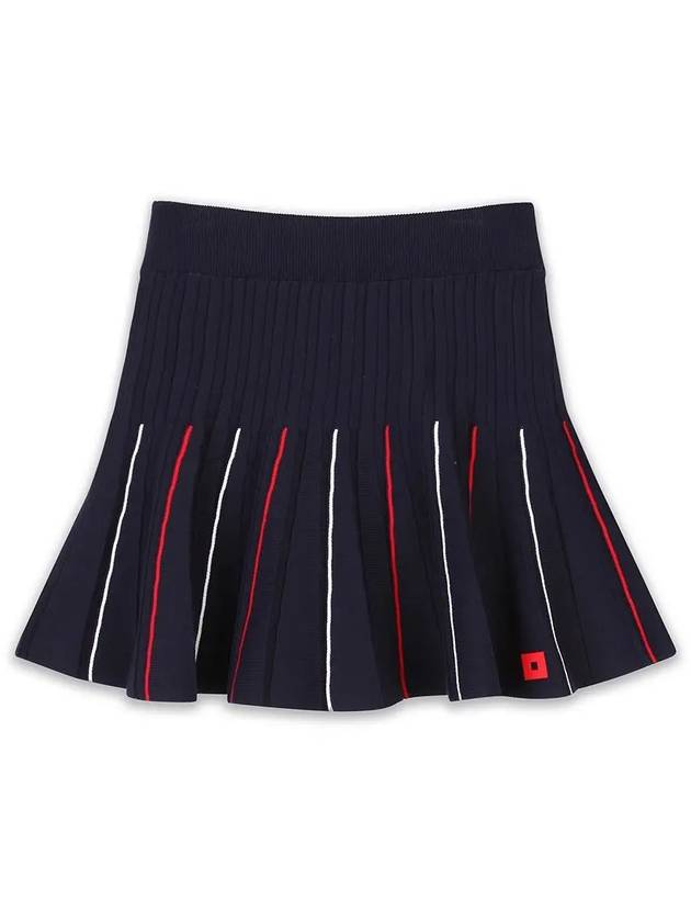 golfwear three-color pleated knit skirt navy - ONOFF - BALAAN 5