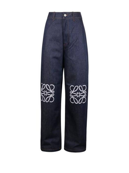 Denim Straight Pants S359Y11XAJ 2834 RAW DENIM - LOEWE - BALAAN 1