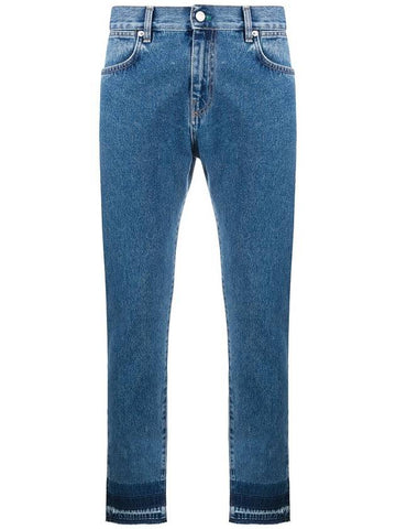 MCQ Slimfit appliqued denim jeans - ALEXANDER MCQUEEN - BALAAN 1