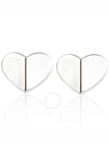 Kate Spade Grey Heritage Spade Small Heart Studs - KATE SPADE - BALAAN 1