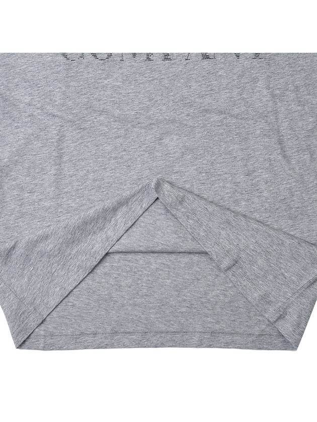 Logo Print Short Sleeve T-Shirt Grey - CP COMPANY - BALAAN 8