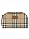 Check Pouch Bag Beige - BURBERRY - BALAAN 2