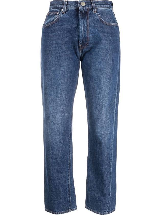 Twist Seam Straight Jeans Blue - TOTEME - BALAAN 2