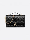 Miss Cannage Lambskin Top Handle Shoulder Bag Black - DIOR - BALAAN 2