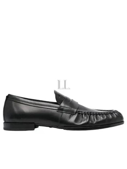 Smooth Calf Leather Loafers Black - TOD'S - BALAAN 2