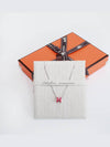 Mini Pop H Pendant Necklace Rose Tropic - HERMES - BALAAN 2