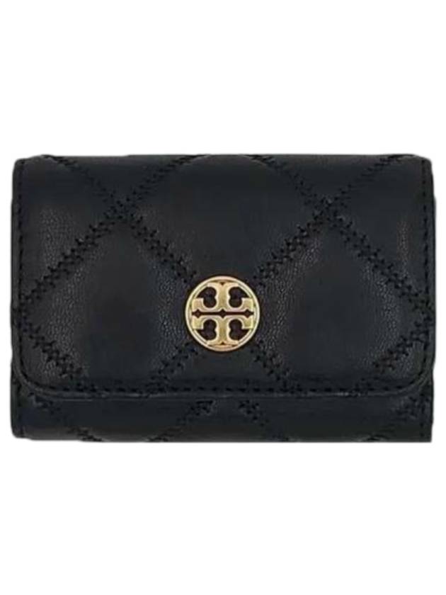 Willa Card Wallet Black - TORY BURCH - BALAAN 1