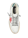 Ball Star Low Top Sneakers Red White - GOLDEN GOOSE - BALAAN 3