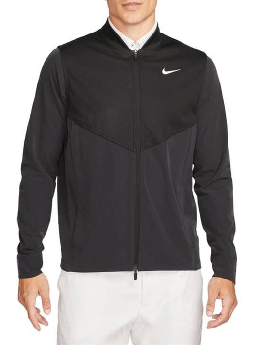 Men's Tour Essential Golf Jacket Black - NIKE - BALAAN 1