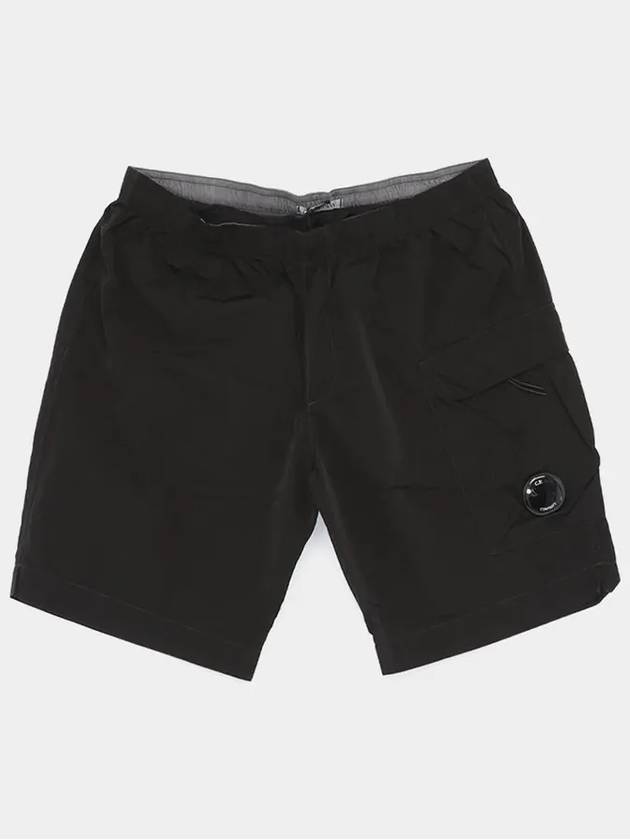 Eco Chrome R Lens Utility Swim Shorts Black - CP COMPANY - BALAAN 4