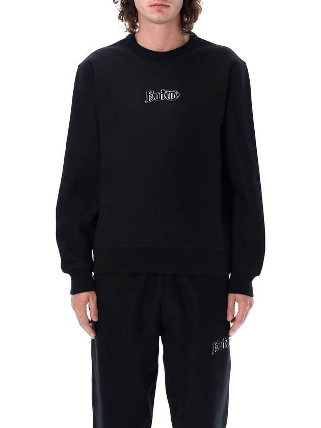 Logo Crew Neck Sweatshirt Coal - BURBERRY - BALAAN 2