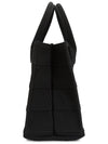 Logo Signature Tote Beach Bag Black - SALVATORE FERRAGAMO - BALAAN 4