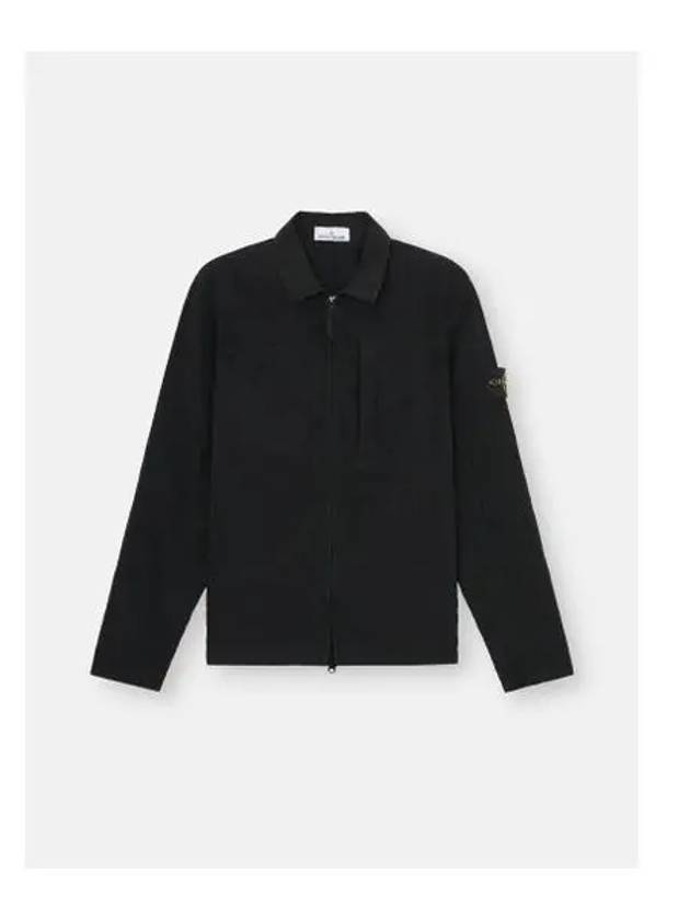 Nylon Metal Econyl Long Sleeve Shirt Black - STONE ISLAND - BALAAN 2