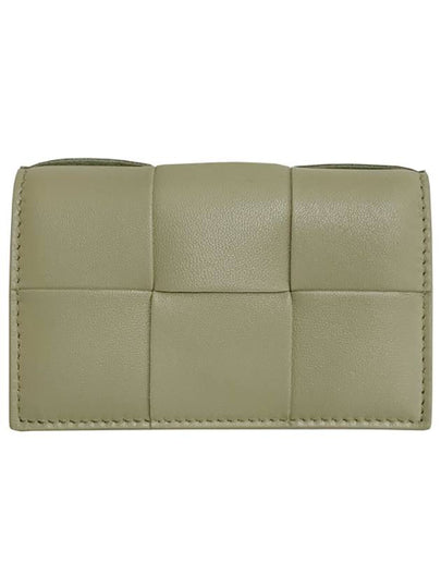 Intrecciato Flap Card Wallet Travertine - BOTTEGA VENETA - BALAAN 2