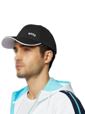 Lettering Logo Ball Cap Black - HUGO BOSS - BALAAN 3