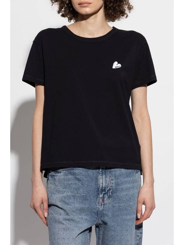 Zadig & Voltaire T-shirt Marta, Women's, Black - ZADIG & VOLTAIRE - BALAAN 3