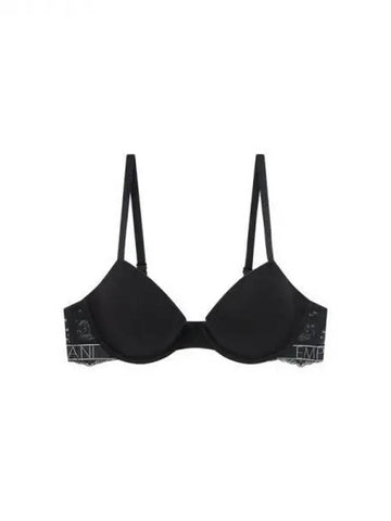 UNDERWEAR Women s Thin Logo Band Remove Viscose Push up Bra Black 270791 - EMPORIO ARMANI - BALAAN 1