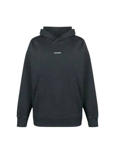 Hoodie Women s Organic Oversized Logo Hooded Long Sleeve Black - ACNE STUDIOS - BALAAN 1