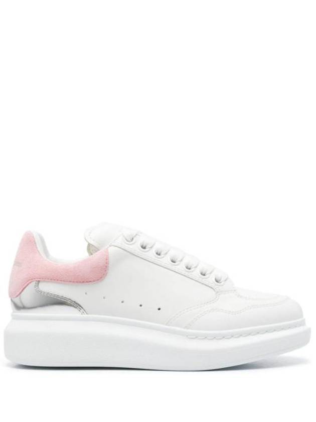 Oversized Pink Tab Low Top Sneakers White - ALEXANDER MCQUEEN - BALAAN 2