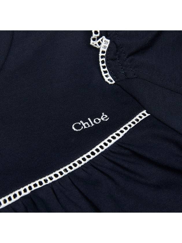 Kids short sleeve long dress C20071 859 6A12A Adult wearable - CHLOE - BALAAN 4