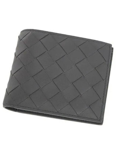 Intrecciato Bifold Half Wallet Graphite - BOTTEGA VENETA - BALAAN 2