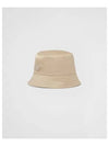 Re-Nylon Triangle Logo Bucket Hat Beige - PRADA - BALAAN 2