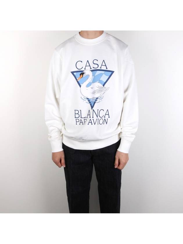 Par Avion Sweatshirt Off White - CASABLANCA - BALAAN 2