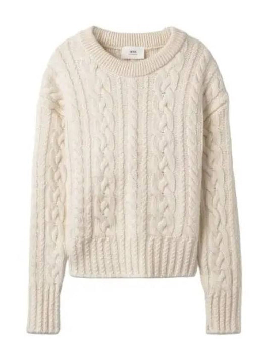 choker knit cream - AMI - BALAAN 1