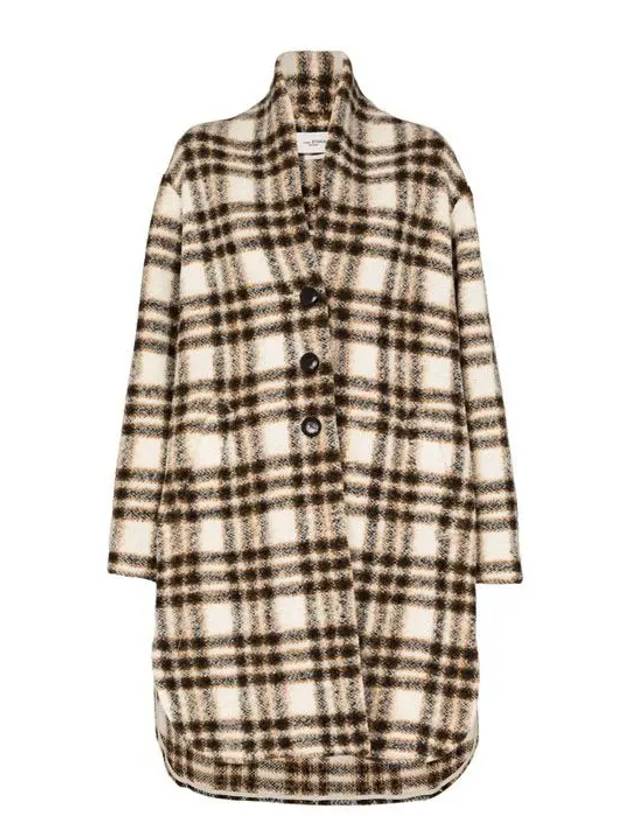 Wool Check Gabrielle Single Coat - ISABEL MARANT - BALAAN 2