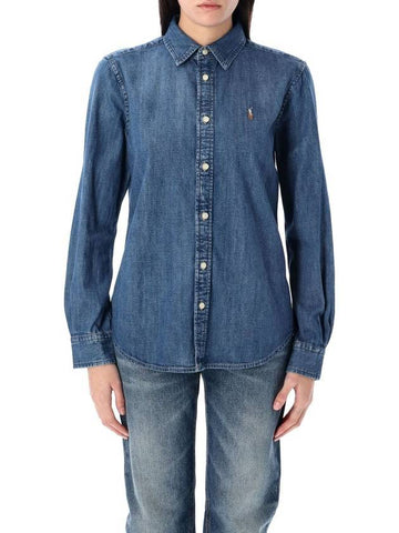 Polo Ralph Lauren Slim Fit Denim Shirt - POLO RALPH LAUREN - BALAAN 1