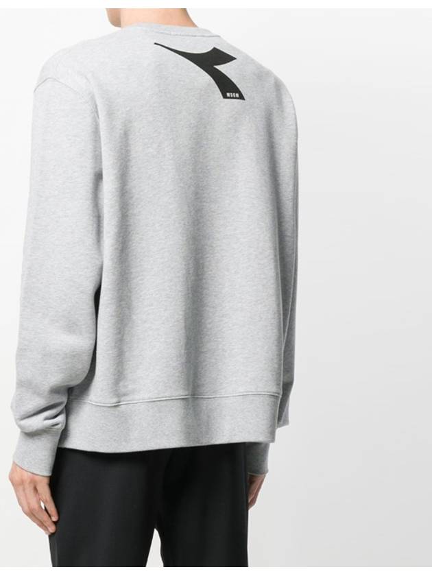 Logo Print Sweatshirt Grey - MSGM - BALAAN 6