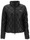 Sora Logo Quilted Short Padding Black - DUVETICA - BALAAN 2