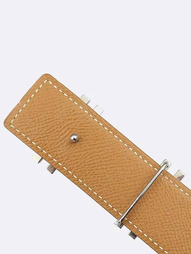 H Au Carre Double Men s Reversible Belt - HERMES - BALAAN 4