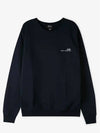 Item Logo Cotton Sweatshirt Navy - A.P.C. - BALAAN 4