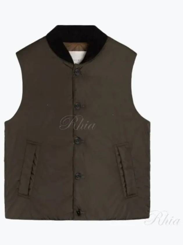 24 New Dundee Dark Olive Nylon Liner Vest GQC 107 OC0284 - MACKINTOSH - BALAAN 1