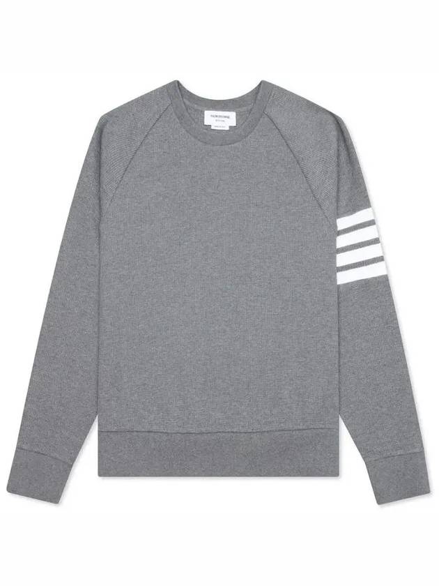 4 Bar Stripe Sweatshirt Grey - THOM BROWNE - BALAAN 3