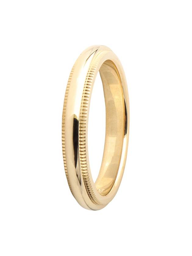 Yellow Gold Milgrain Ring 3MM No 10 33384 - TIFFANY & CO. - BALAAN 1