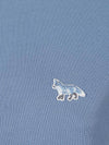 Baby Fox Patch Regular Polo Shirt Blue - MAISON KITSUNE - BALAAN 4