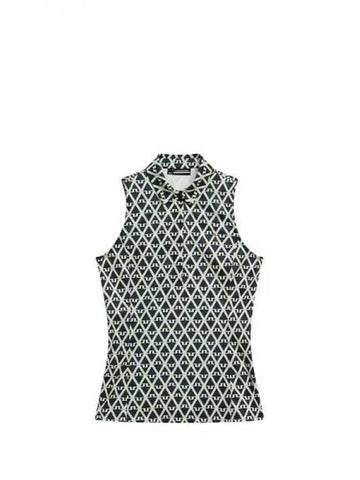 Golf Women s Dena Print Sleeveless Top Geo Navy GWJT09008 O500 Domestic Product GR5Y24061209758 - J.LINDEBERG - BALAAN 1