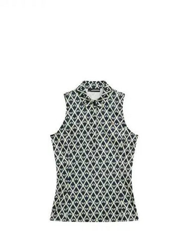 Golf Women s Dena Print Sleeveless Top Geo Navy GWJT09008 O500 Domestic Product GR5Y24061209758 - J.LINDEBERG - BALAAN 1