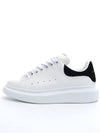 Oversized Leather Tab Low Top Sneakers White - ALEXANDER MCQUEEN - BALAAN 2