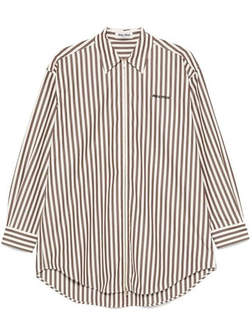 striped shirt - MIU MIU - BALAAN 1