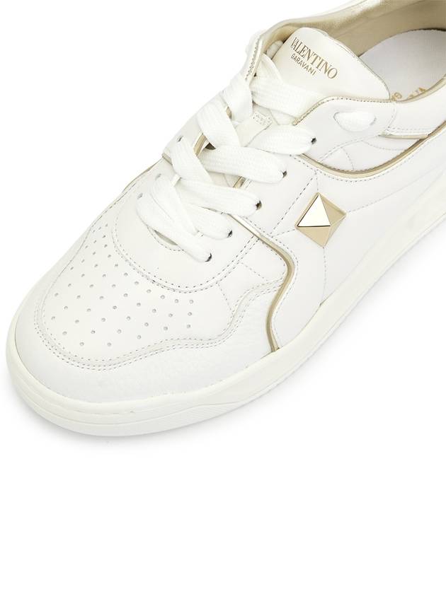 one stud low top sneakers white - VALENTINO - BALAAN 8